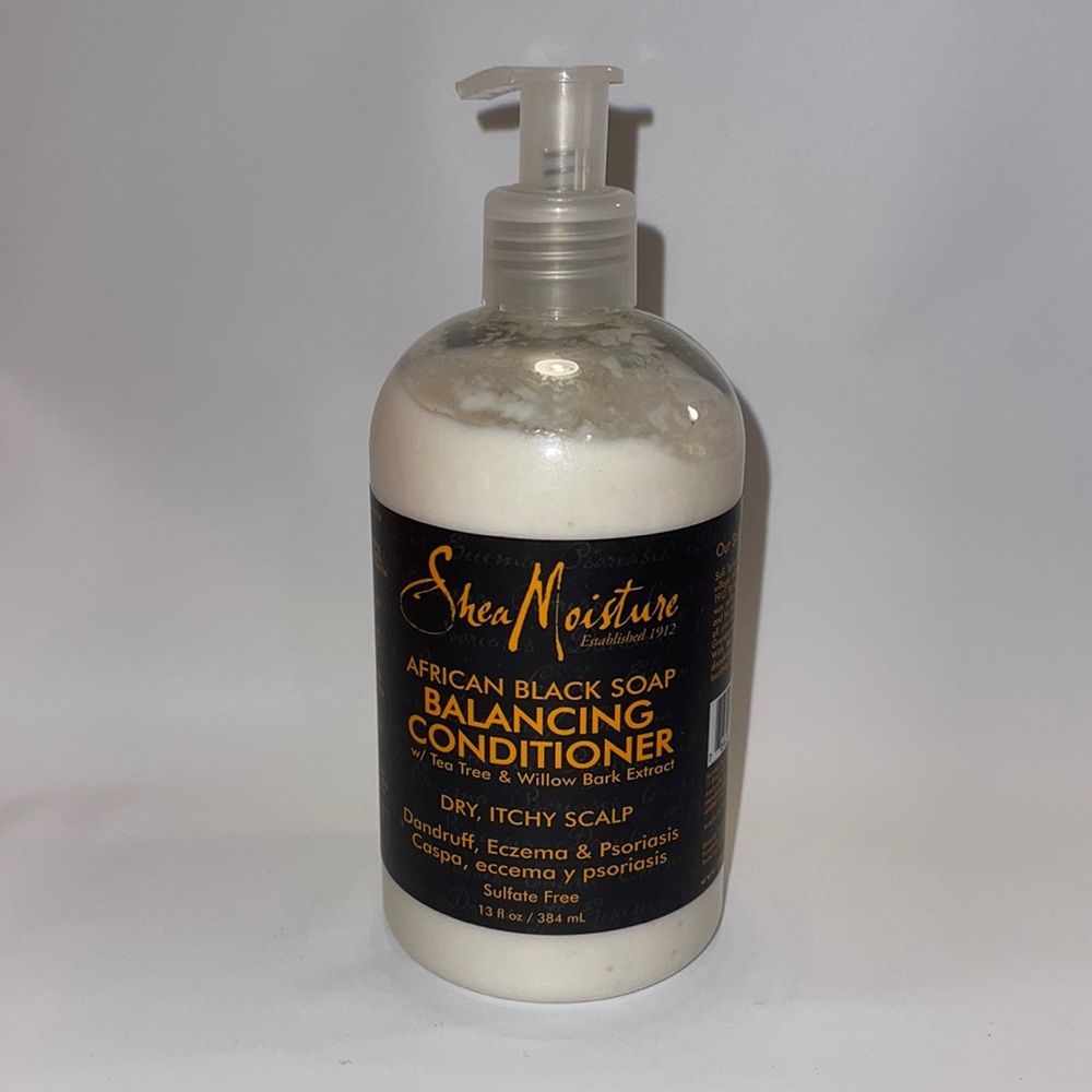 Shea, moisture African black soap, balancing conditioner